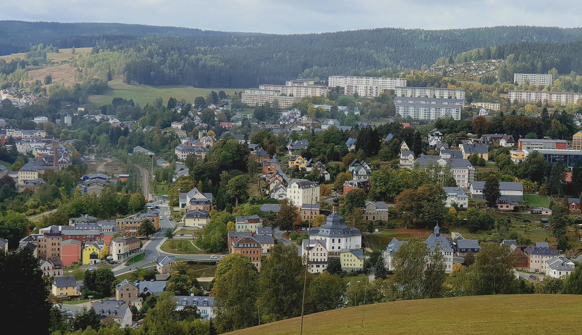 Stadtzentrum von Klingenthal